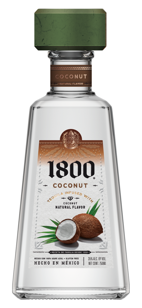 1800 Coconut Tequila 750ML | Fresh Coconut-Infused Agave – The
