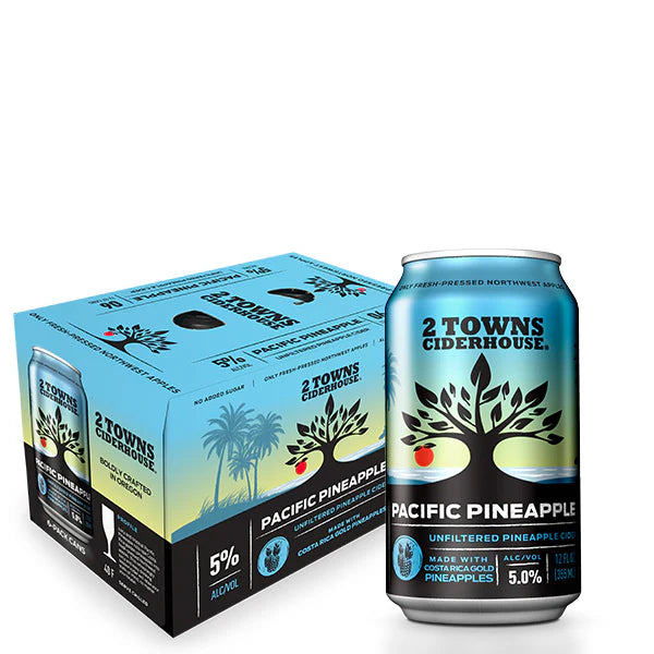 2 Towns Pineapple 6Pk
