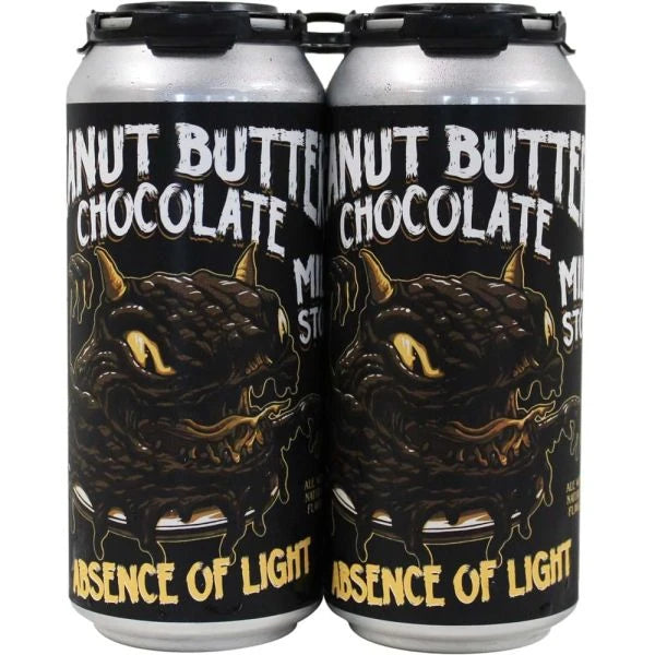 4 Hands Absence of Light Peanut Butter Chocolate Milk Stout 4Pk