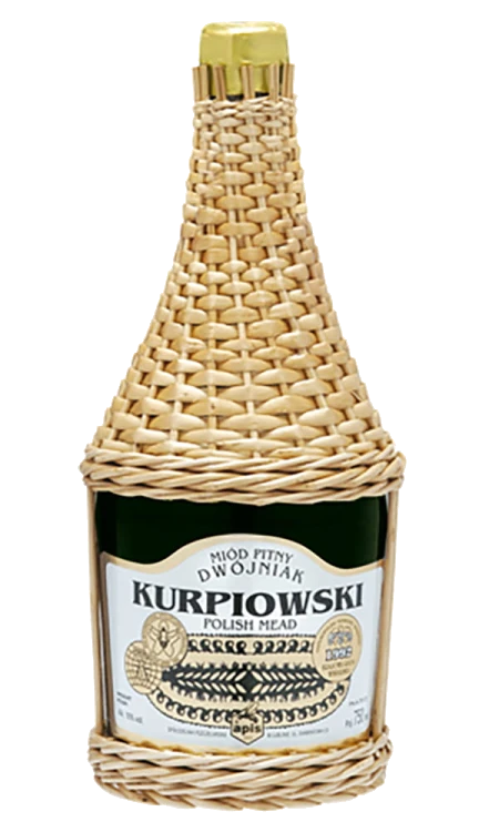 Apis Kurpiowski Honey Mead Wicker Bottle