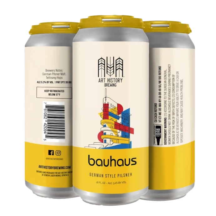 Art History Bauhaus Pilsner 4Pk - Pilsner | Shop Online at The Liquor Barn