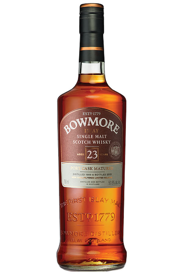 Bowmore 1989 23 Year Single Malt Port Cask Finish 750ML - Single Malt Scotch | Shop Online at The Liquor Barn