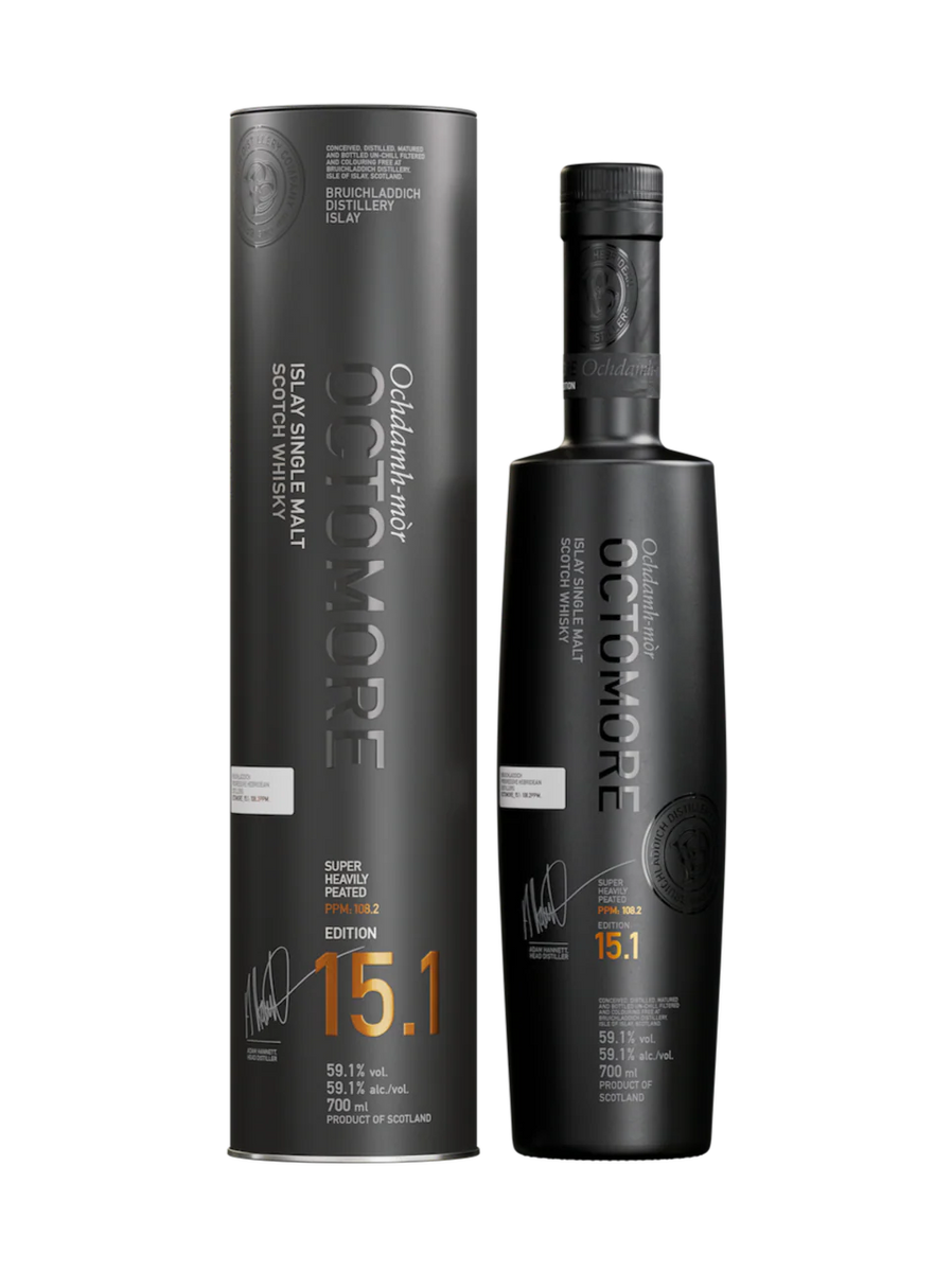 Bruichladdich Octomore 15.1 & 15.2 セット Bruichladdich Octomore 15.1 700ml | 108.2 PPM Islay Peat – The