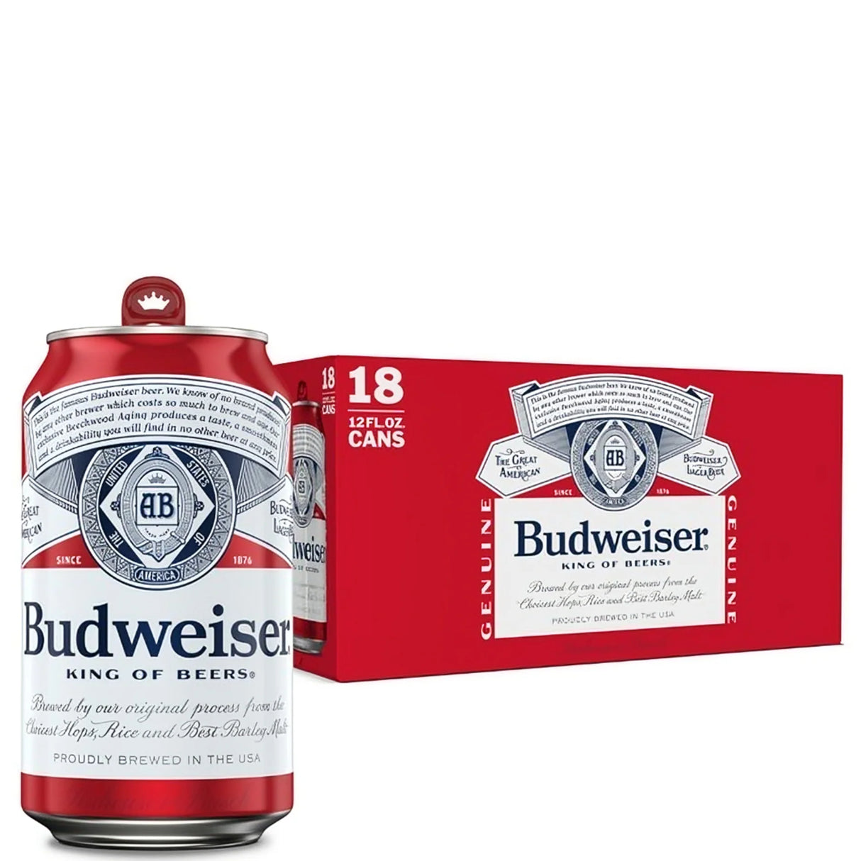 Budweiser 18Pk Cans