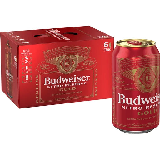 Budweiser Nitro Reserve Gold 6Pk