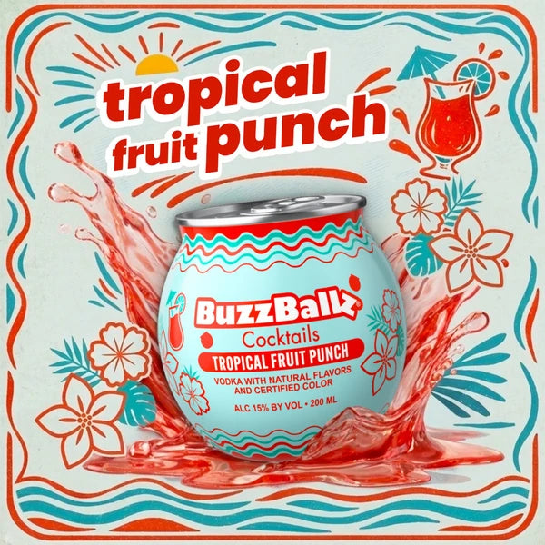 Buzzballz Tropical Fruit Punch 200ML