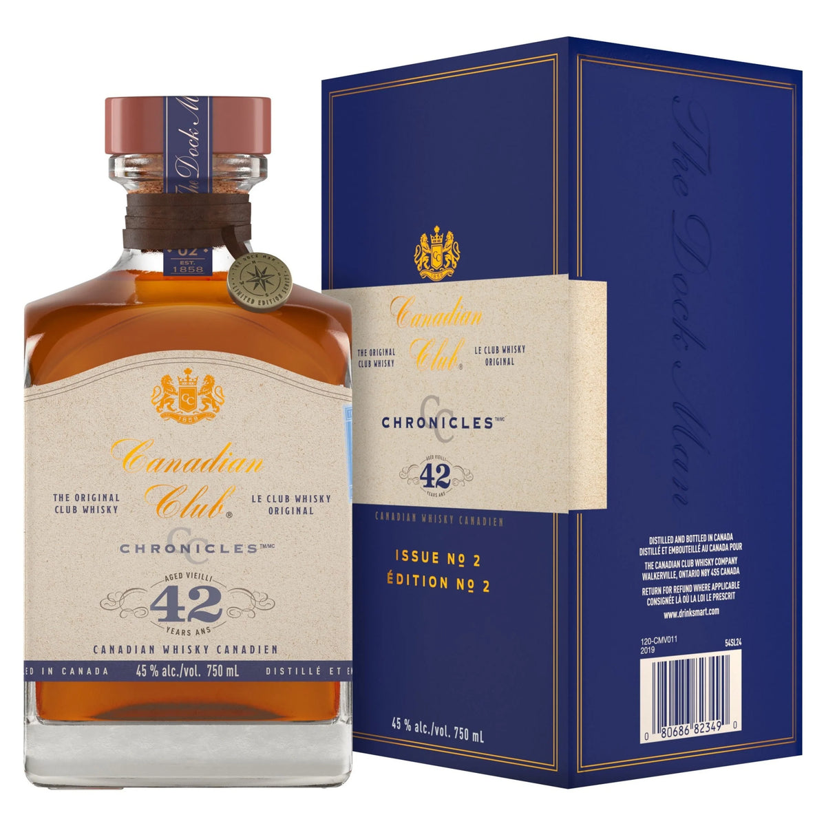 Canadian Club Chronicles 42 Year 750ML | Ultra-Aged Whisky – The