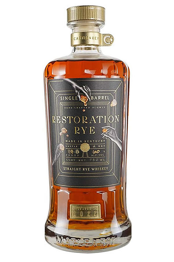 Castle & Key Restoration Rye Single Barrel 750ML - Rye | Shop Online at The Liquor Barn
