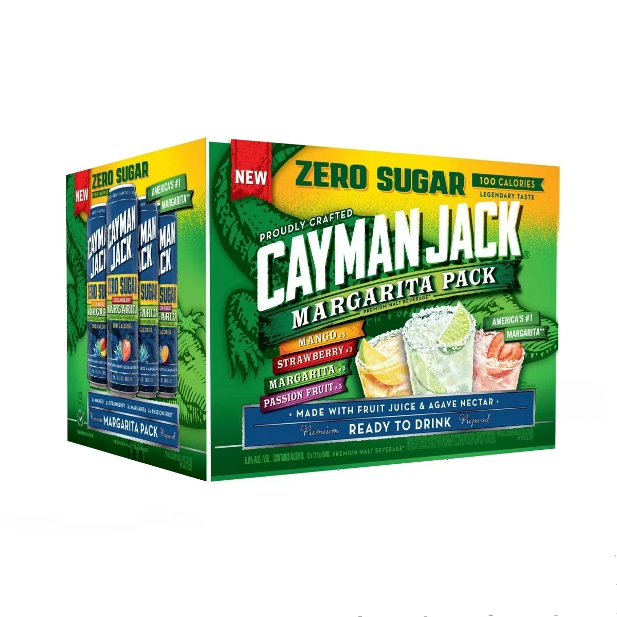 Cayman Jack Zero Sugar Margarita Variety 12Pk Cans