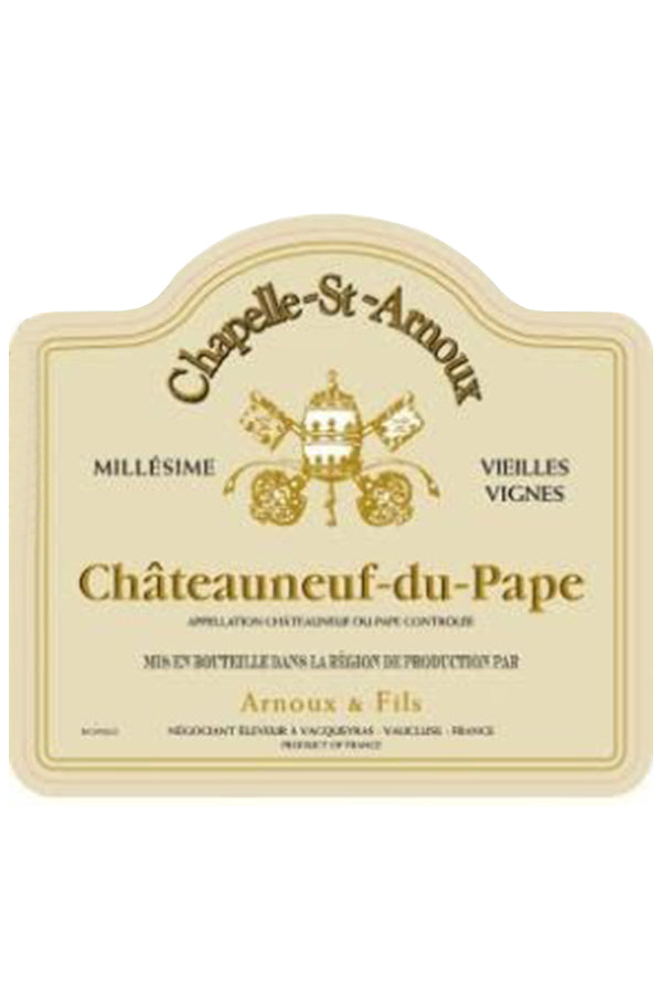 Chapelle St Arnoux Chateauneuf du Pape Vielles Vignes