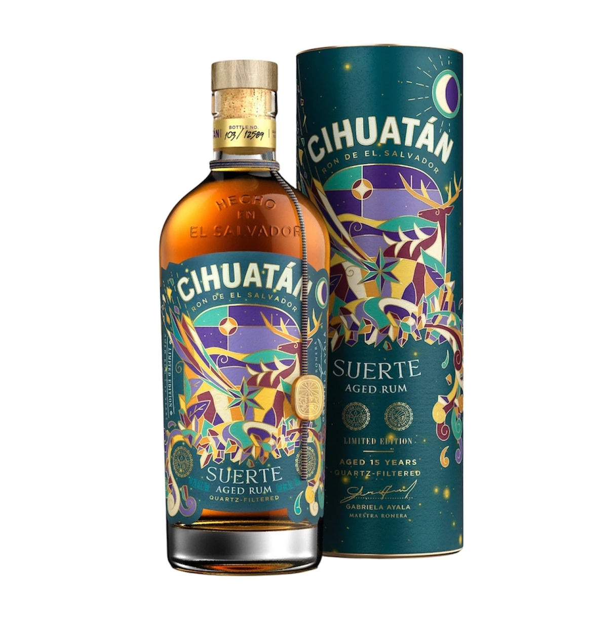Cihuatan Suerte 15 Year Rum 750ML