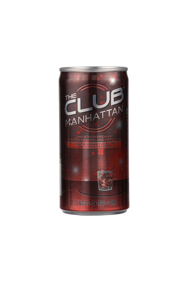 Club Manhattan 200ML Can - Premixed Cocktail | Shop Online at The Liquor Barn