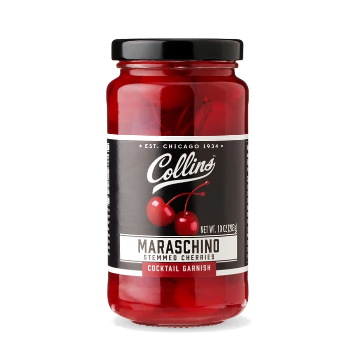 Collins Stemmed Cocktail Cherries 10OZ
