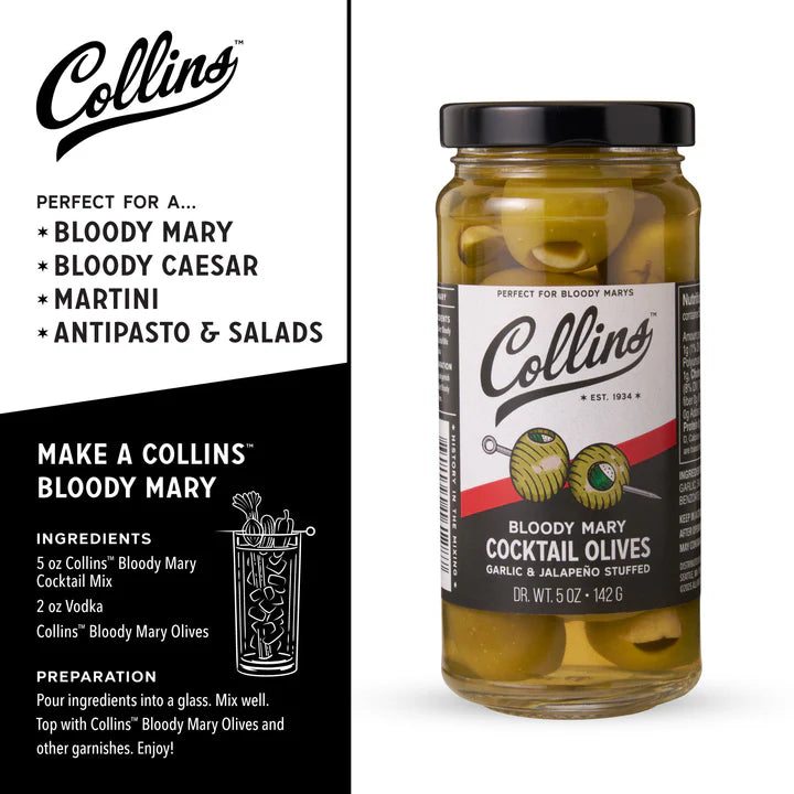 Collins Bloody Mary Olives 5OZ