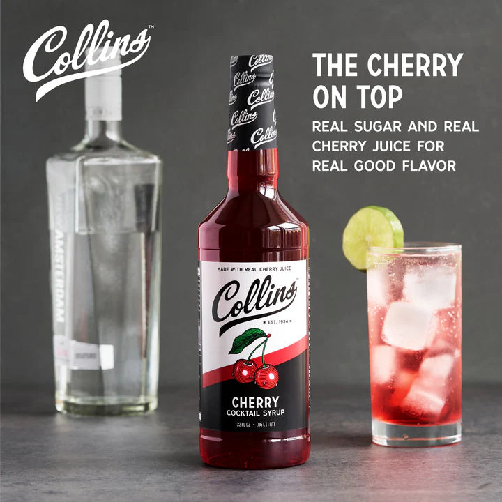 Collins Cherry Syrup 1L