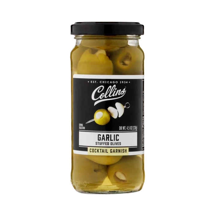 Collins Garlic Queen Olives 4.5OZ