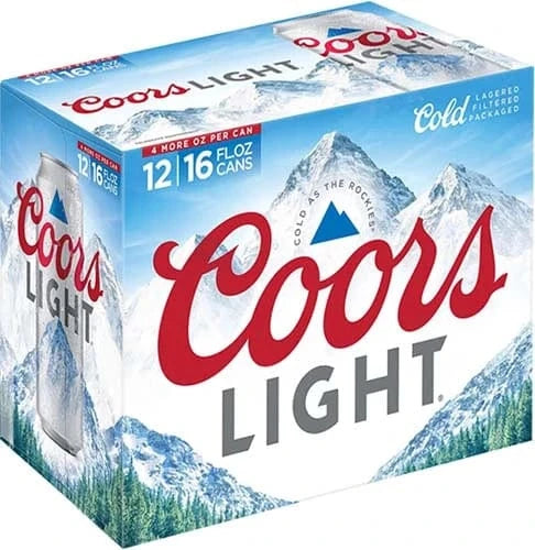 Coors Light 12Pk 16OZ Cans
