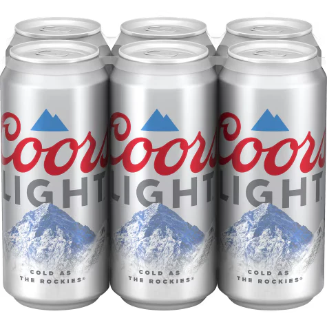 Coors Light 6Pk Cans