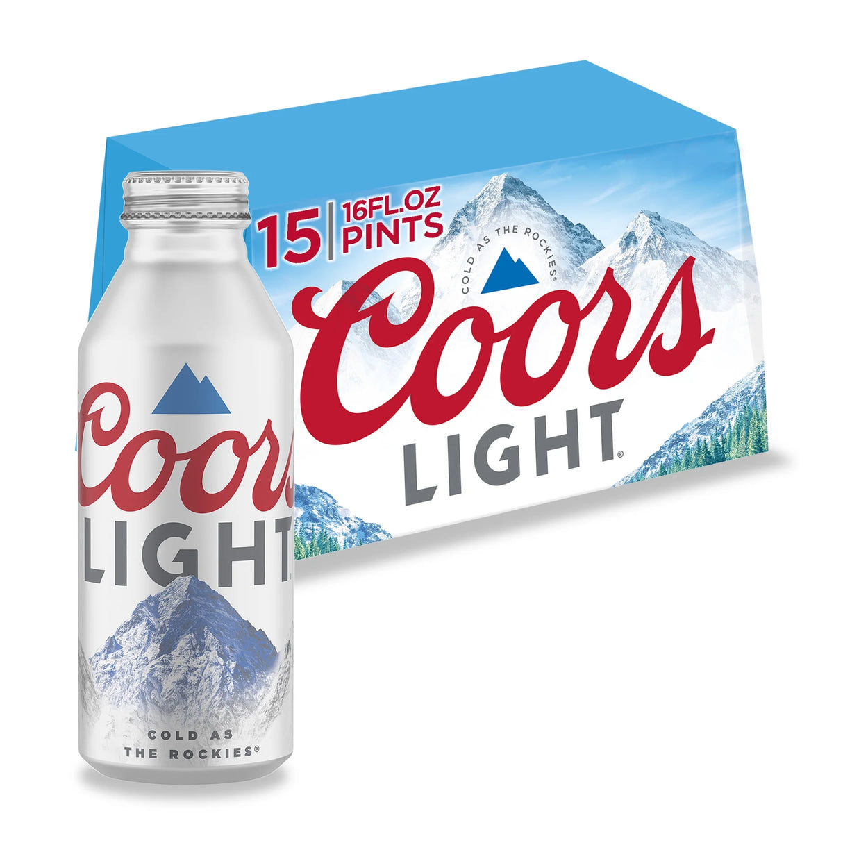 Coors Light Aluminum 16OZ 15Pk