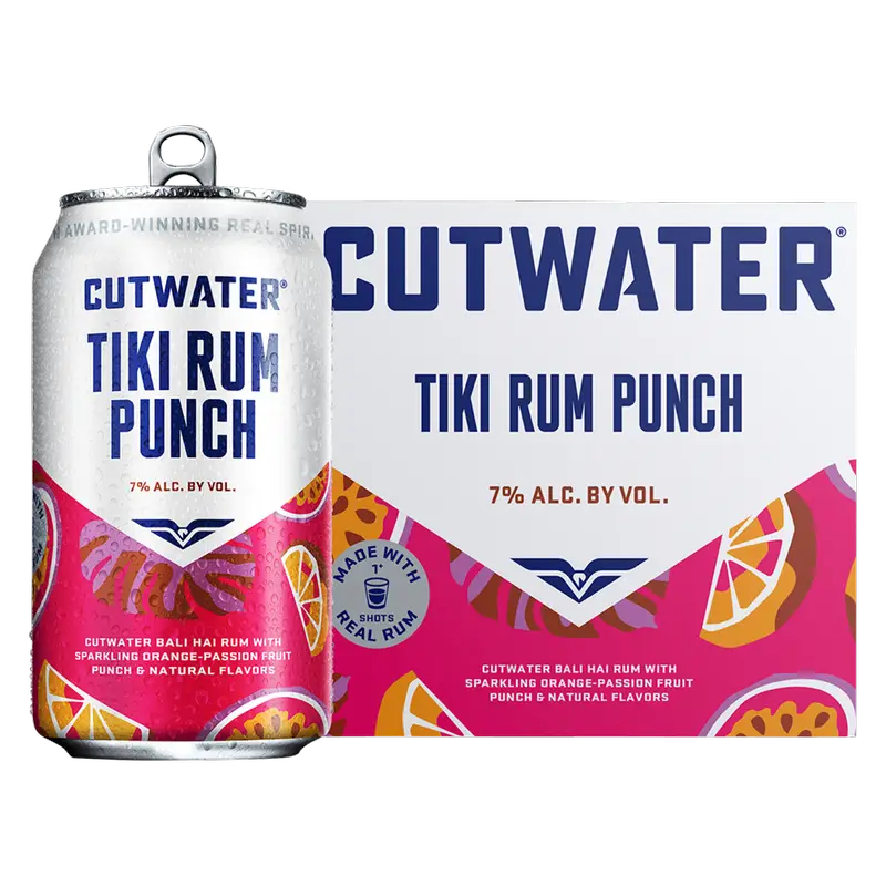 Cutwater Tiki Rum Punch 4Pk