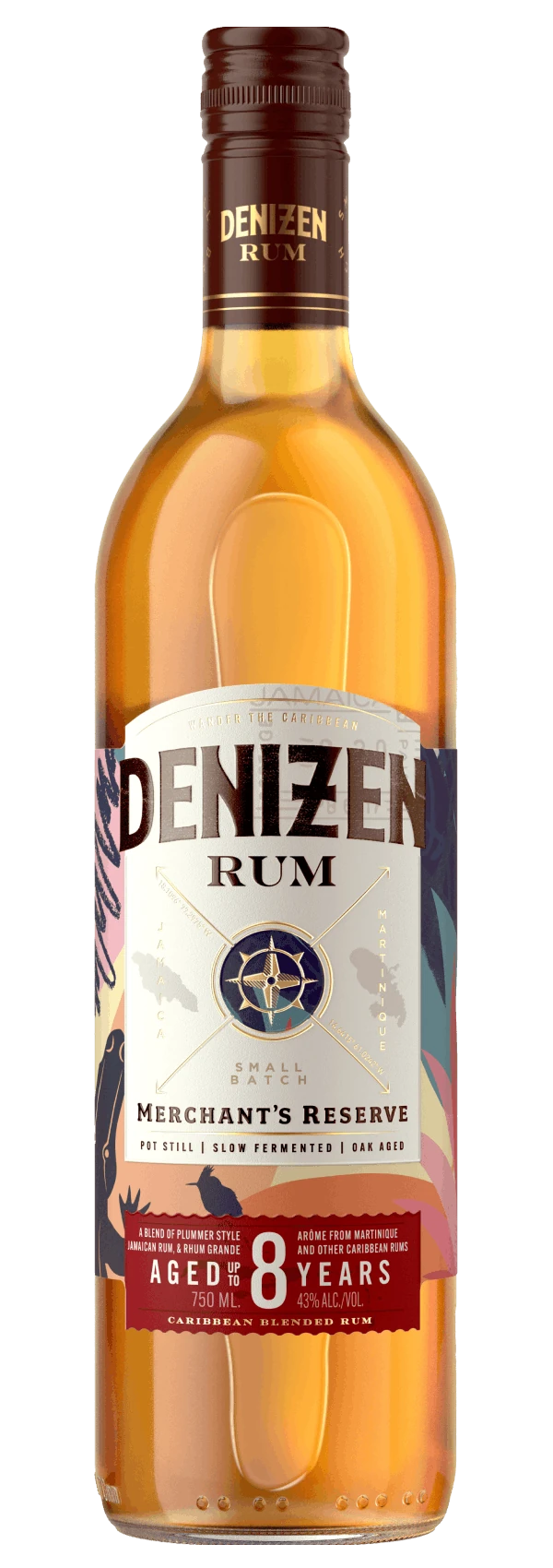 Denizen Merchant's Reserve 8 Year Rum 750ML - Rum | Shop Online at The Liquor Barn