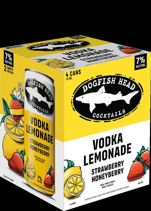 Dogfish Head Strawberry & Honey Berry Vodka Lemonade