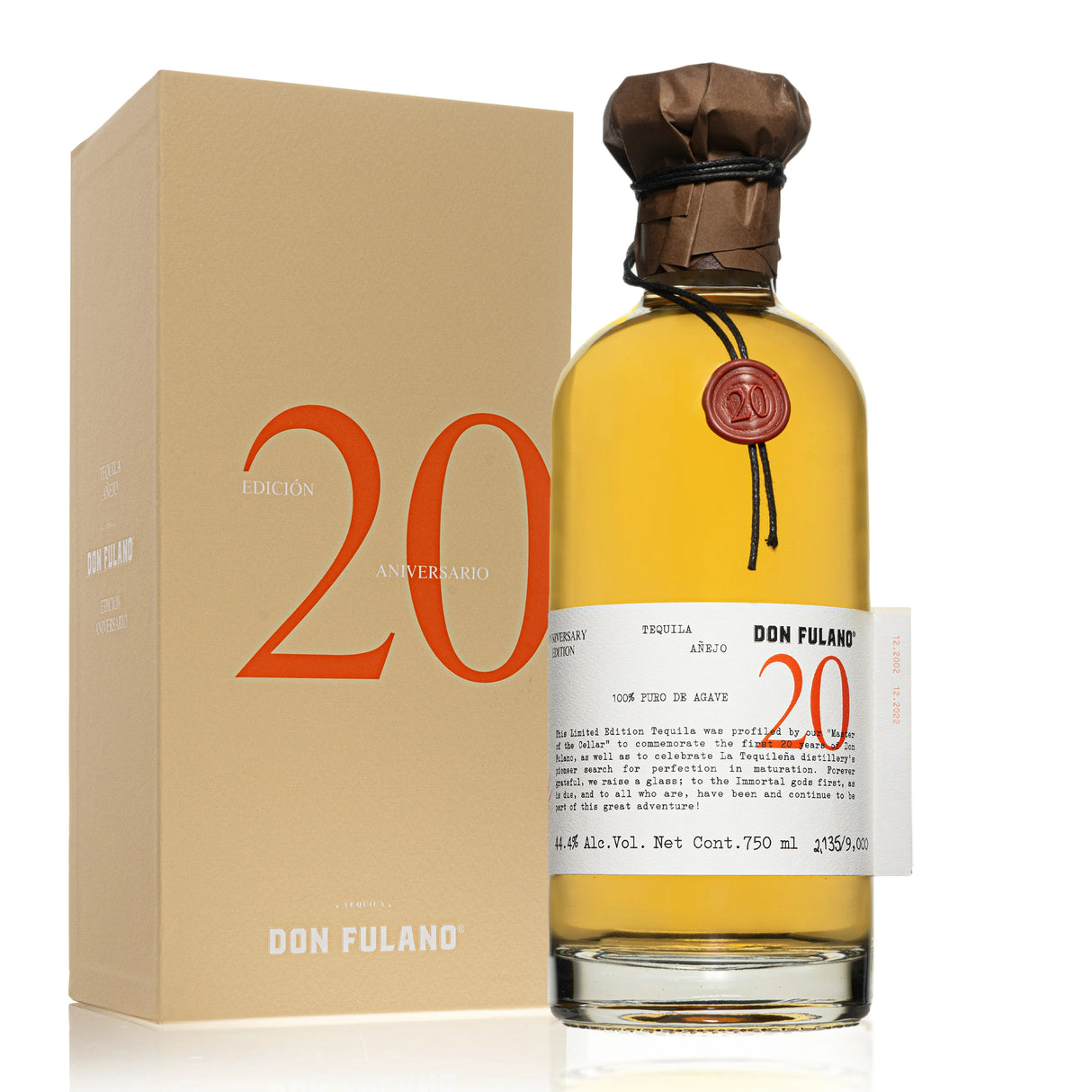 Don Fulano 20th Anniversary Anejo 750ML