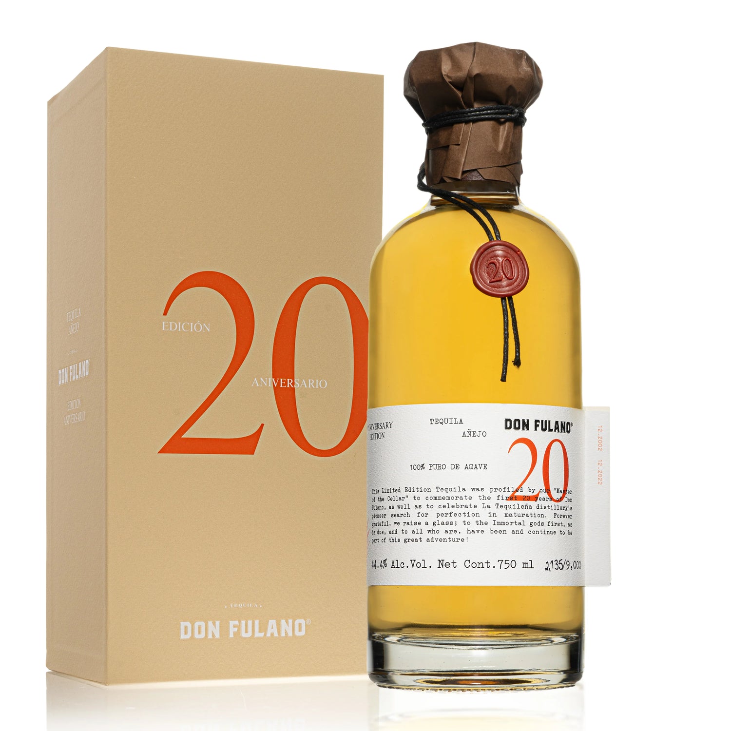 Don Fulano 20th Anniversary Anejo 750ML
