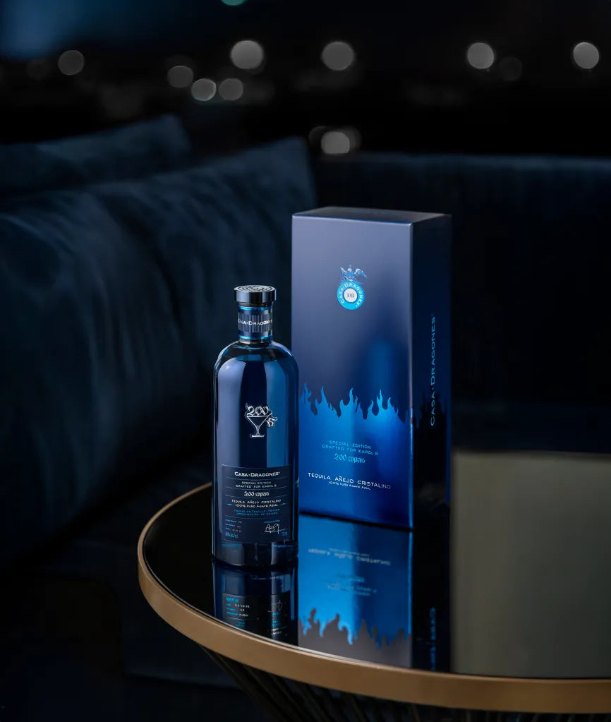 Casa Dragones x Karol G 200 Copas Cristalino 750ML