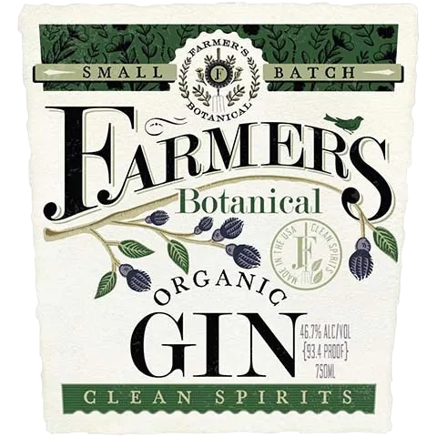 Farmers Botanical Gin 750ML