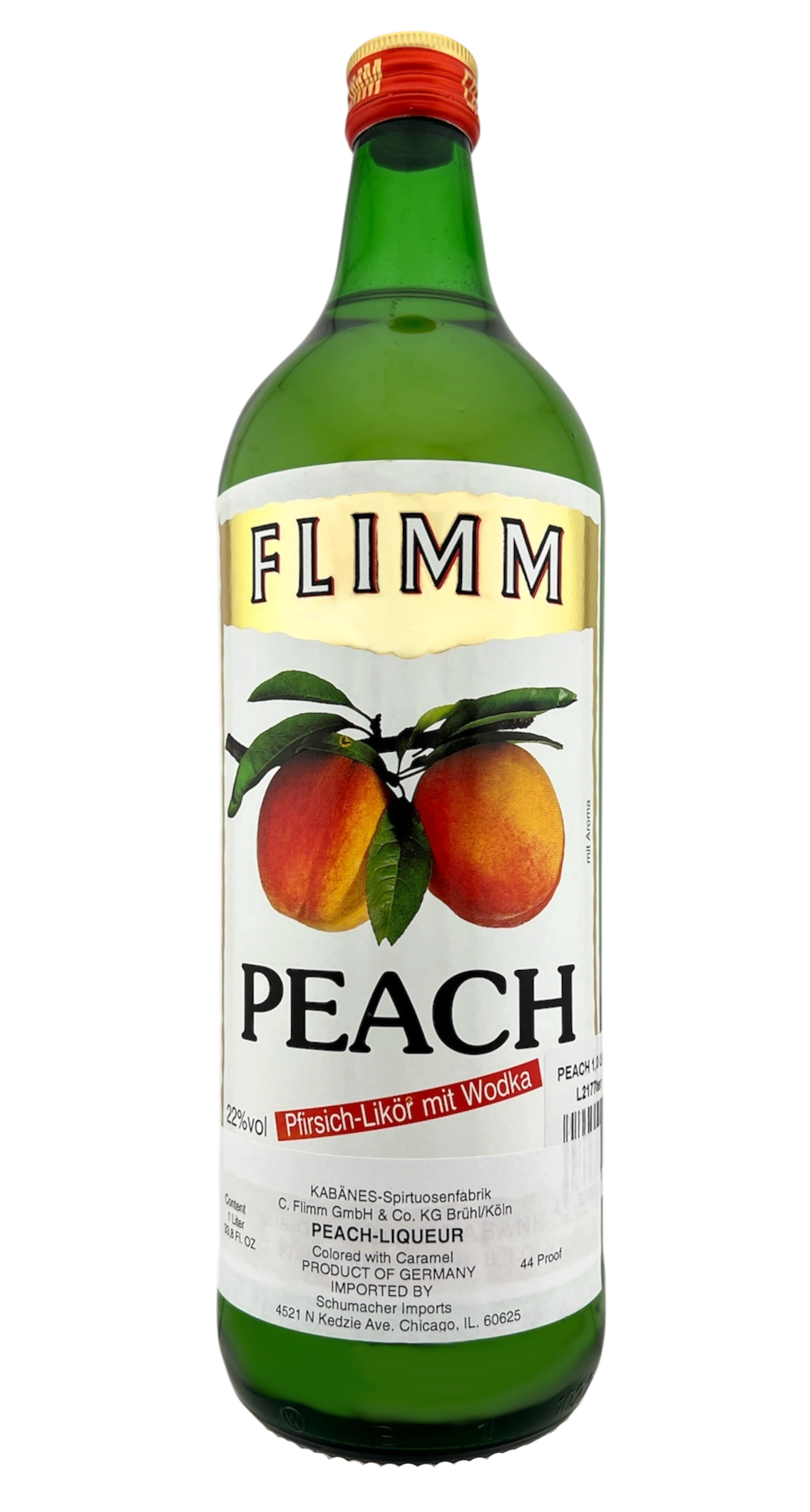 Flimm Peach Liqueur 1L