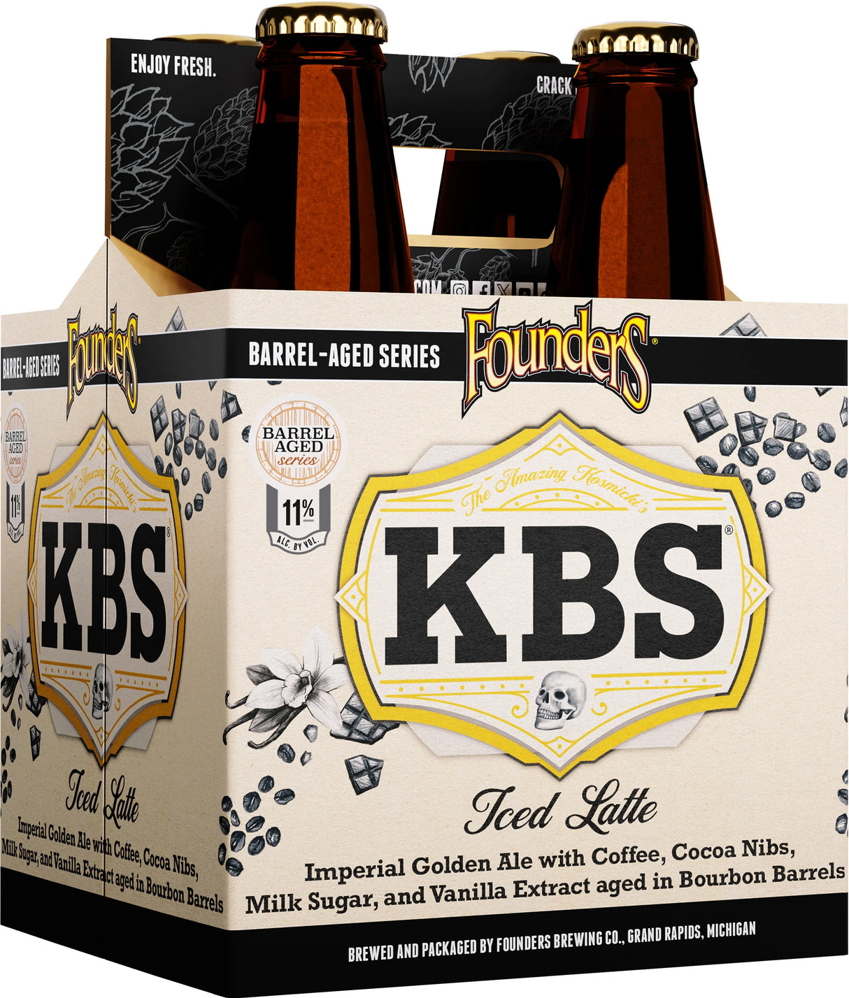 Founders KBS Iced Latte 4Pk