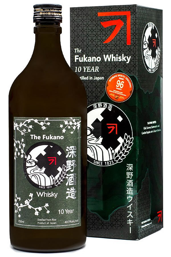 Fukano 10 Year Whiskey 750ml | 96-Pt Japanese Rice Whiskey – The