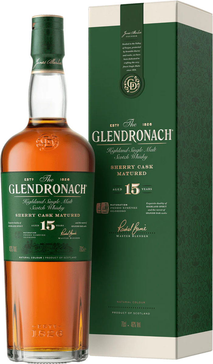 Glendronach 15 Year Single Malt Scotch 750ML – The Liquor Barn