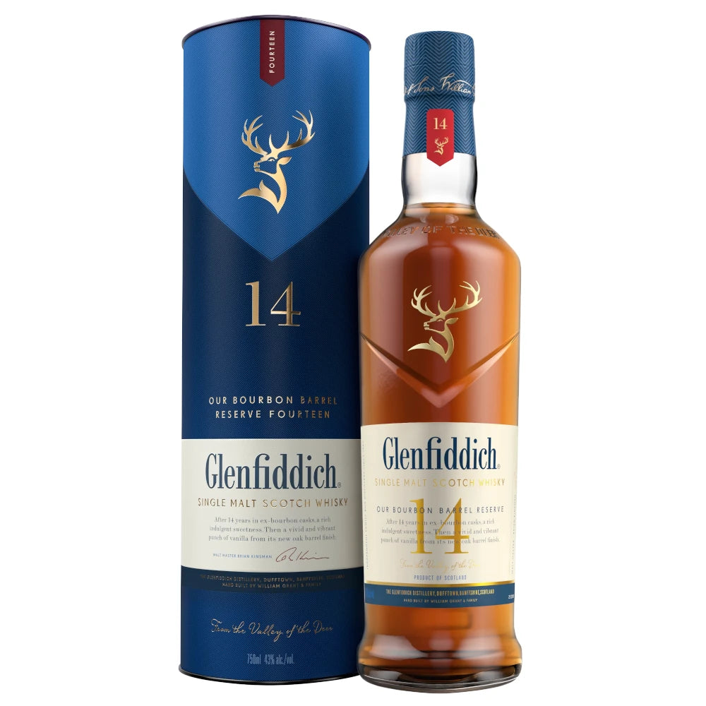 Glenfiddich 14 Year Bourbon Barrel Reserve 750ML