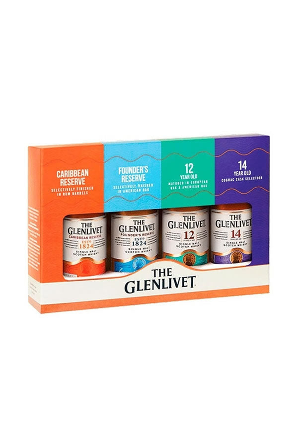 Glenlivet Tasting Kit 4Pk 50ML - Single Malt Scotch | Shop Online at The Liquor Barn
