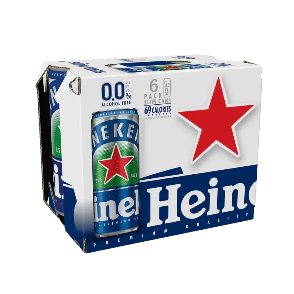 Heineken 0.0 Non-Alcoholic 6Pk Cans