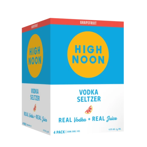 High Noon Vodka Seltzer Grapefruit 4Pk