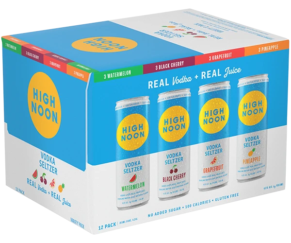 High Noon Vodka Seltzer Variety 12Pk