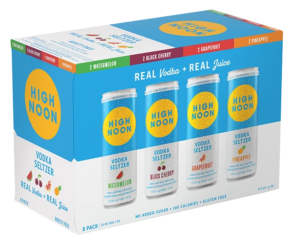 High Noon Vodka Seltzer Variety 8Pk