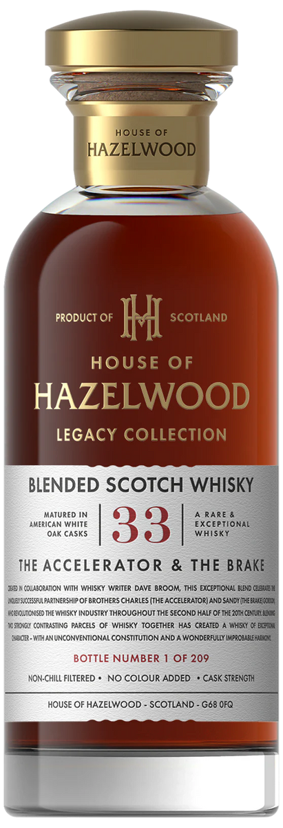 House of Hazelwood The Accelerator & The Brake 33 Yr 700ml – The