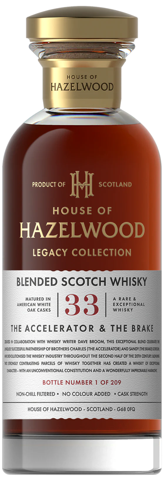 House of Hazelwood The Accelerator & The Brake 33 Year Scotch 700ML