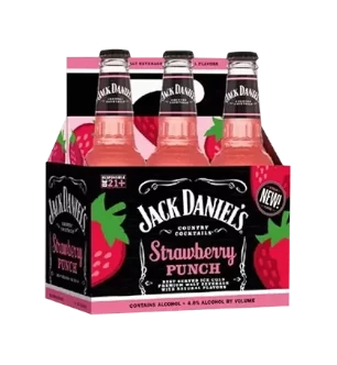 Jack Daniel's Country Cocktails Strawberry Punch 6Pk