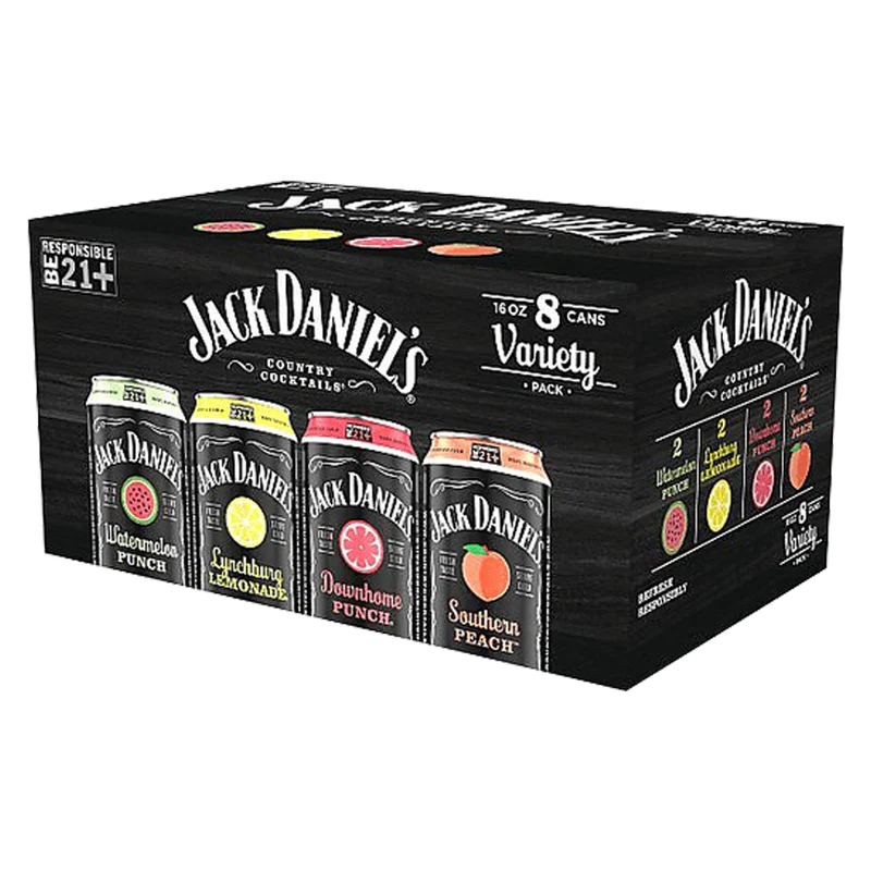 Jack Daniel's Country Cocktails Variety 8 Pack - Flavored Malt Beverage | Shop Online at The Liquor Barn