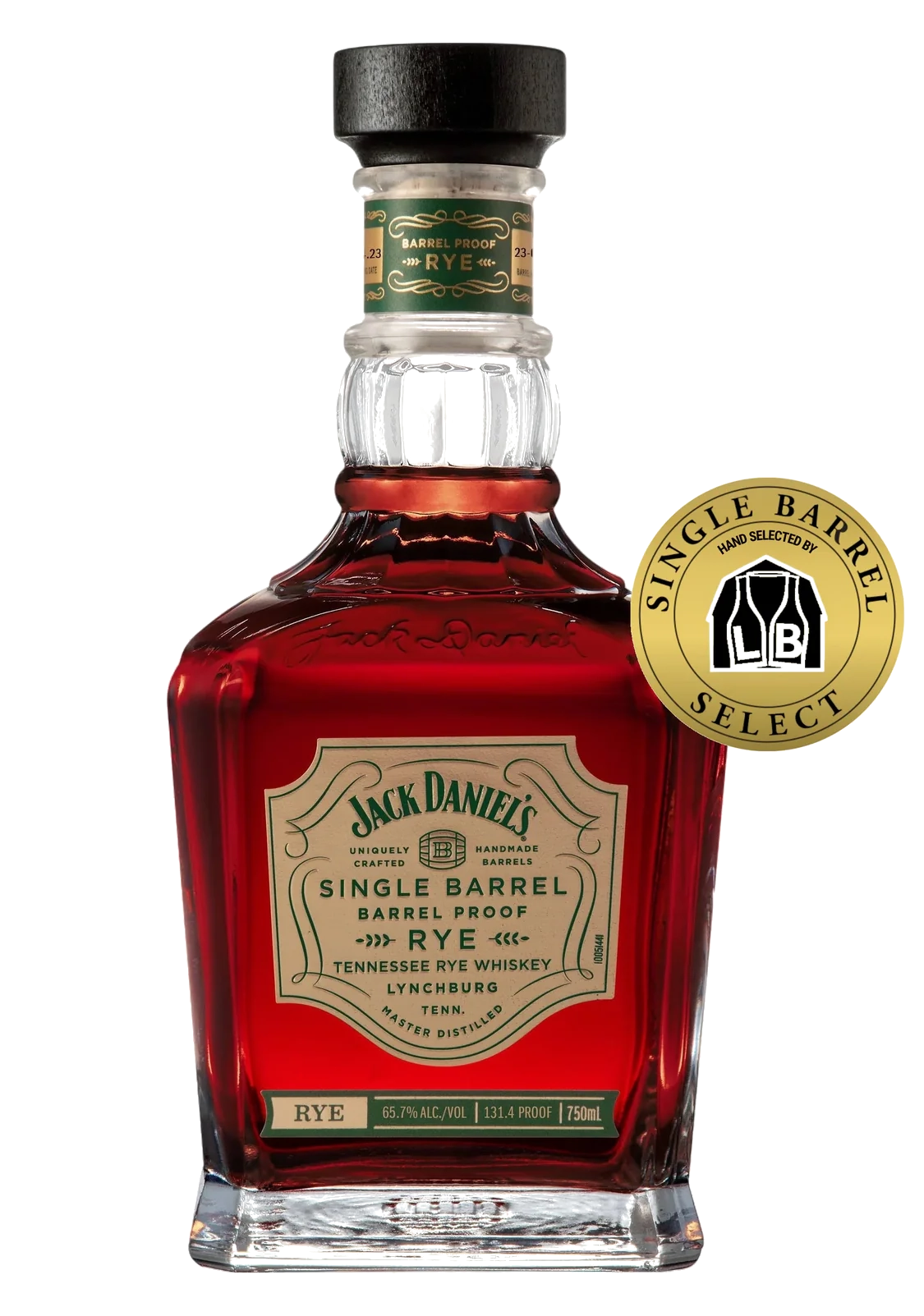 Jack Daniels Liquor Barn Single Barrel Barrel Proof Rye 750ML - Rye | Shop Online at The Liquor Barn