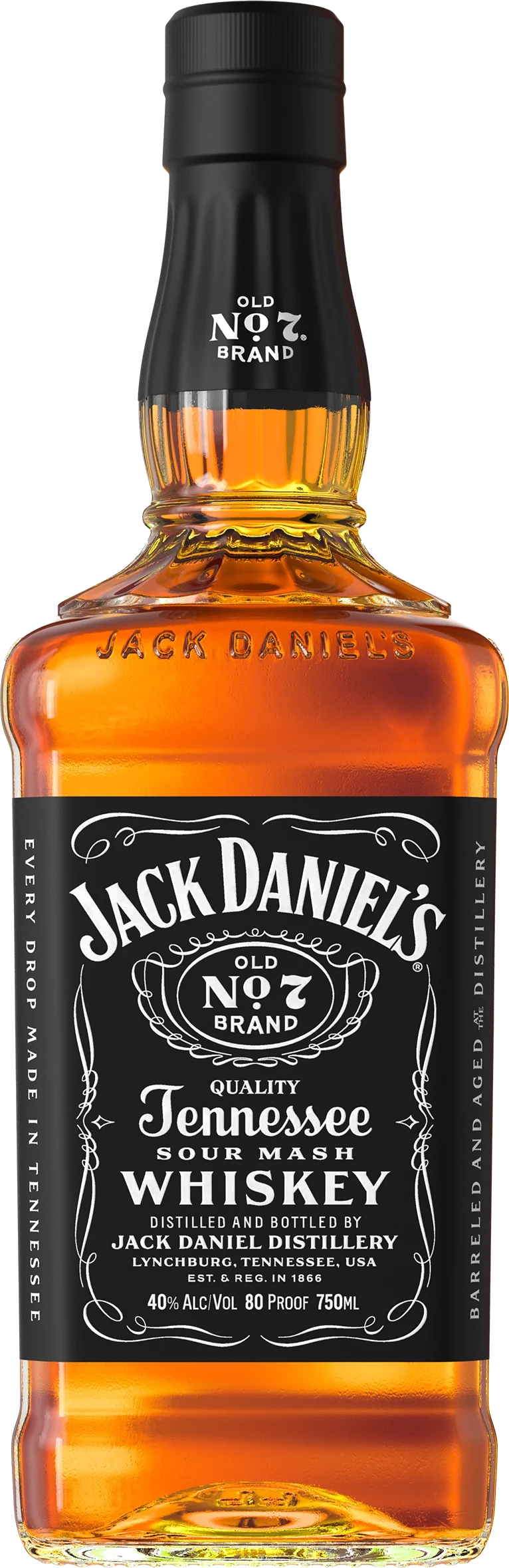 Jack Daniels Old No 7 Tennessee Whiskey 750ML - Whiskey | Shop Online at The Liquor Barn