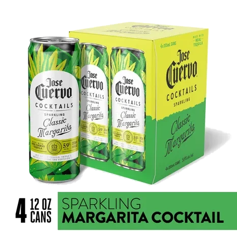 Jose Cuervo Authentic Sparkling Margarita 4Pk Cans