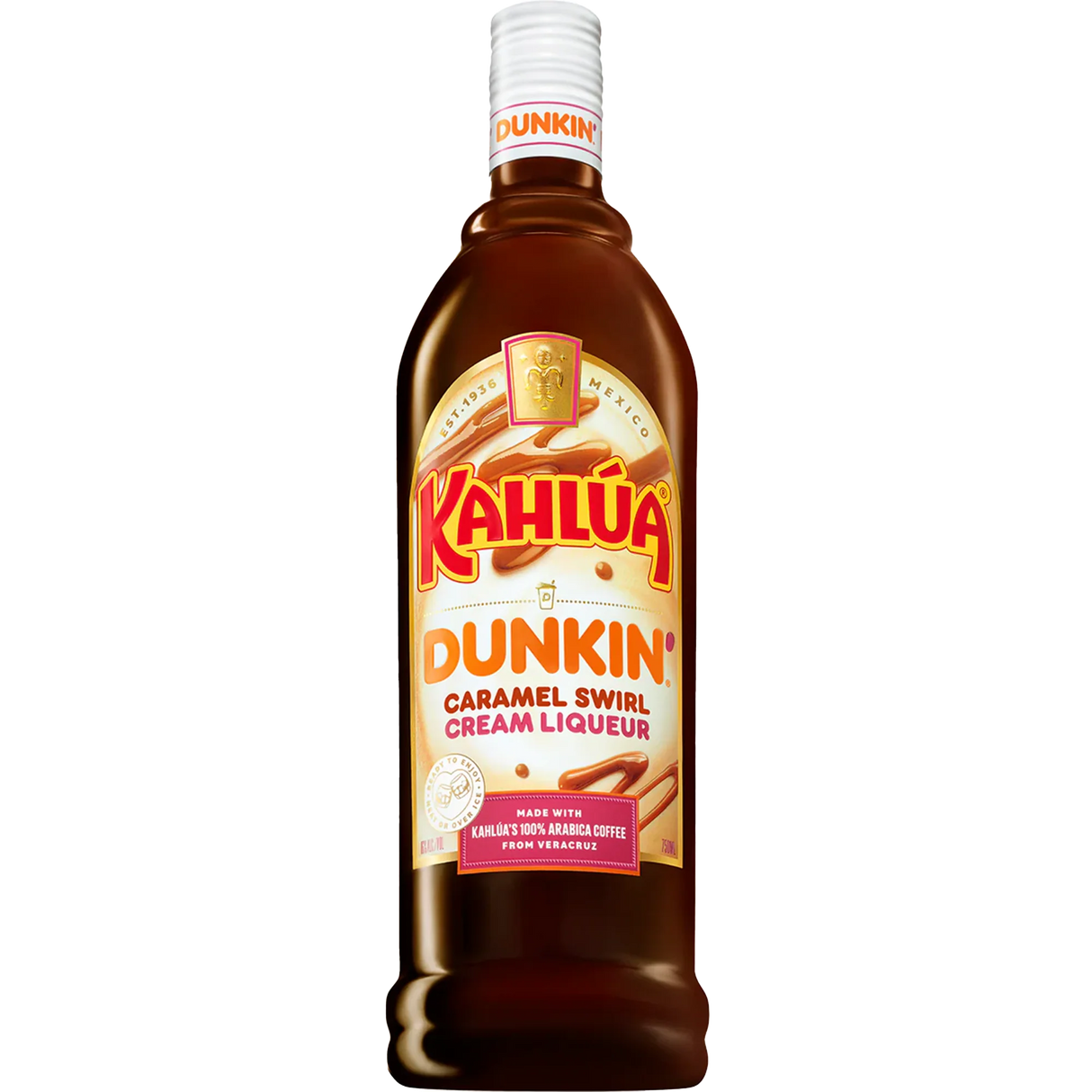 Kahlúa Dunkin' Caramel Swirl Cream Liqueur 750ML