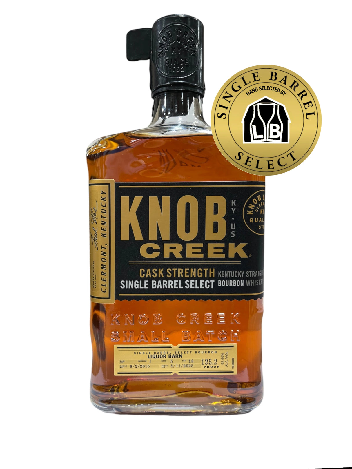 Knob Creek Cask Strength Liquor Barn Single Barrel WJFL5R18 750ML