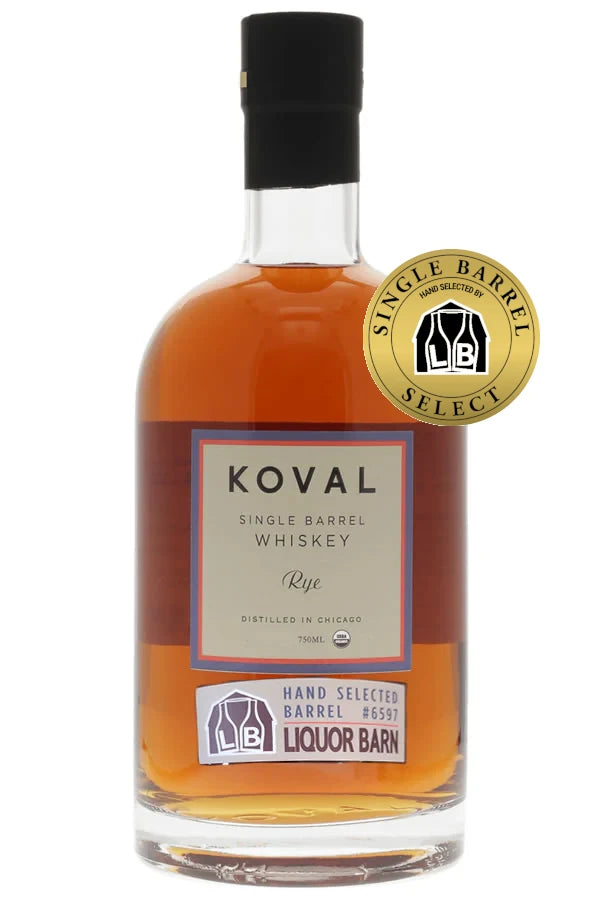Koval Liquor Barn Single Barrel Rye 750ML